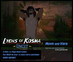Corvus Pointer on X: I am VERY pleased to announce that the FULL 25 page  comic, Lyons of Kosma: UNCUT, is FINISHED and AVAILABLE on Patreon and  Gumroad!! Come read the first