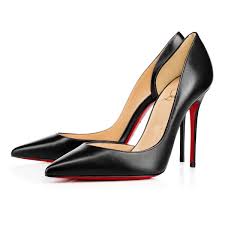 Iriza 100 Black Leather Women Shoes Christian Louboutin