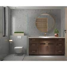 Bathroom vanity cabinet solid recycled pinewood 27.6x12.6x24.8. Cowry Espresso 66 In Bathroom Vanity Cabinet Rona