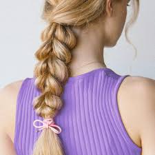 Short hair, medium hair, long hair, layered hair, hair with bangs, combos in the video finished hairstyles using the bow braid and adapting it to a braided headband, diagonal. Bow Hair Ties Blush Mauve By Kitsch