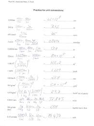 Chemistry Dimensional Analysis Worksheet Answers Worksheet List