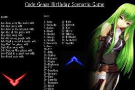 Lelouch X C C Tumblr Birthday Scenario Scenario Game Birthday Scenario Game Stream anime code geass episode 18 online english dub episode title: lelouch x c c tumblr birthday