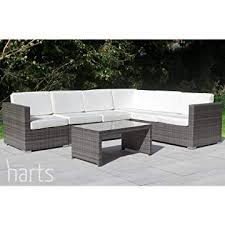Harts Large Comfortable Corner Rattan Sofa Garden Patio Furniture Outdoor Indoor Grey 284 X In 2020 Outdoor Furniture Outdoor Sectional Sofa Outdoor Furniture Sets
