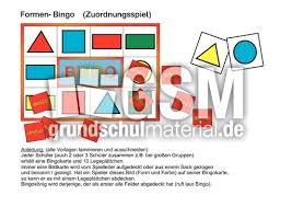 Kostenloses vocabulary bingo card 6. Bingo Formen Und Farben Bingo Spiele Mathe Klasse 1 Grundschulmaterial De