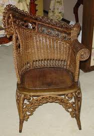 Antique Wicker Photographers Chair 1900 Excellent Condition Rare Antique Wicker Wicker Chair
