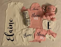 A personalized baby gift is the perfect way to celebrate a new life. Baby Girl Gift Set Baby Shower Parents Baby Gift Baby Etsy Personalized Baby Shower Gifts Baby Girl Gift Baskets Baby Girl Gift Sets
