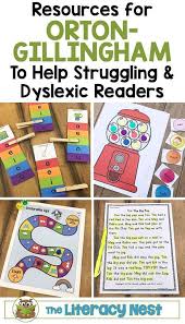 Resources For Orton Gillingham To Help Struggling Dyslexic Readers Click Here To Shop The Literacy Ne Dyslexia Teaching Orton Gillingham Dyslexia Activities