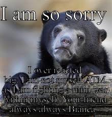 I Am So Sorry Quickmeme