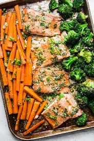 Asian Salmon Sheet Pan Dinner The Modern Proper Recipe Sheet Pan Dinners Recipes Salmon Dinner Recipes Healthy Salmon Dinner
