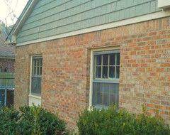 Exterior paint colors for orange brick house. Trim Colors For Dated Orange Brick Houzz Brick House Exterior Colors House Paint Color Combination Exterior Paint Colors For House
