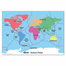Tectonic Plates World Map Wildgoose Education Tectonic Plates Map Plate Tectonics Tectonic Plates Project