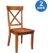 Dining Chair In Oak Finish Set Of 2 Walmart Com Dining Chairs Antique Chairs For Sale Side Chairs Dining