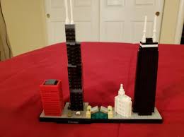 The skyline is over 7 inch high, 8 inch wide and 1 inch deep. Lego Architecture Chicago 21033 Building Set 444 Pieces Walmart Com Walmart Com