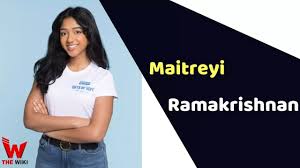 Ramakrishnan has a tan skin tone and long curly black hair. Maitreyi Ramakrishnan Actress Height Weight Age Affairs Biography More