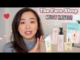 Korean Skincare Favourites from The Face Shop ! - YouTube