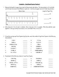 They do not include leading or trailing zeros. Chemistry Significant Figures Practice 1 By Dan The Bio And Chem Man