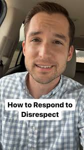 responding to disrespect #disrespectful #disrespect #assertiveness  #selfesteembuilding #belittle #powermoves