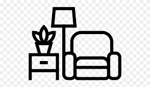 Furnish a small white living room to enhance space Living Room Icon Clipart 5544764 Pinclipart