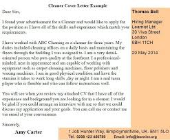 Sometimes small mistakes can have big consequences. Cleaner Cover Letter Example Learnist Org