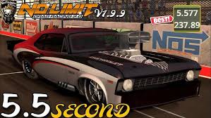 Chevy Nova 5.5 Second Tune 1/4 Mile No limit Drag Racing 2 V1.9.9 Full  system tuning