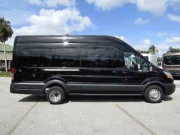 2017 Ford Transit 350 Hd 15 Passenger Van Diesel Engine Black Ford Transit 15 Passenger Van Van