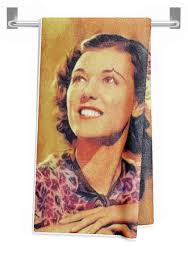 Charlotte Wynters, Vintage Actress Beach Towel by Esoterica Art Agency
