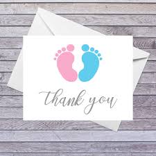While it's most accepted to send a traditional printable card, understanding is growing that overwhelmed new moms need a break here and there, and an ecard delivers a very satisfactory expression of gratitude. Printable Thank You Cards Foldable Card Baby Shower Thank You Cards Greeting Cards Paper Party Supplies Delage Com Br