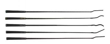 Find out how you can train your horse to lose fear of the schooling whip. Shires Topaz Schooling Whip