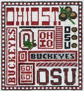 What you will receive is a 6 page pdf file containing: Ohio Map Cross Stitch Pattern