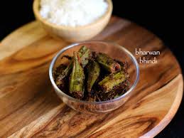 Bharwa Bhindi Recipe Stuffed Bhindi Recipe Stuffed Okra Fry Recipe Recipe Recipes Okra Fries Okra Recipes
