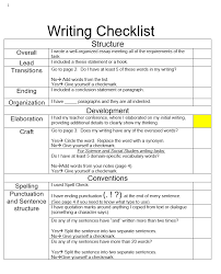 Many transition words in the time category (consequently; Writing Checklist For Writing Process Writing Checklist Overused Words List Of Transition Words
