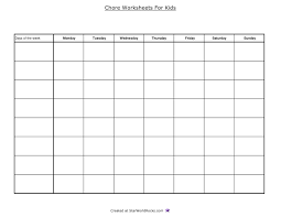 51 Conclusive Blank Data Chart For Kids