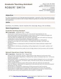 Graduate Teaching Assistant Resume Samples Qwikresume