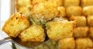 Who knew that tater tots could be healthy?! Easy Tater Tot Casserole Gluten Free Recipe Best Comfort Casserole