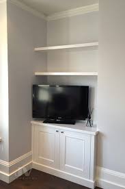 Adding floating shelves around your tv is a great way to balance the role your tv plays in your overall décor. 23 Alcove Shelving Ideas For Your Living Room Jv Carpentry