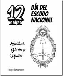 It is a very clean transparent background image and its resolution is 518x518 , please mark the image source when quoting it. Escudo Nacional Argentino Para Colorear 12 De Marzo Colorear Dibujos Infantiles
