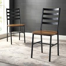 Metal dining chairs with wooden seats and bleachers bar and franks. Welwick Designs Reclaimed Barnwood Rustic Industrial Slat Back Metal And Wood Dining Chair 2 Pack Hd8154 The Home Depot