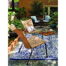 Better Homes Gardens Ambriz Stacking Wicker Chair Walmart Com Outdoor Wicker Chairs Spring Outdoor Decor Best Outdoor Furniture