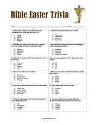 It's a week when we are given a chance to become closer with god, recognize more of our sins. Free Printable Bible Easter Trivia Quiz Free Printable Bible Easter Trivia Game To Have Fun In March At Easter Celebra Easter Lessons Bible Facts Easter Bible