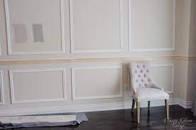 But, 36 isn't wrong in that room, will still look fine. Restoration Hardware Inspired Diy Wainscoting Chair Rail Classy Glam Living