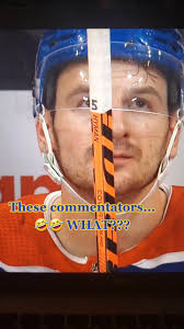 I can't be the only one that heard this 🤣 sorry Hyman #nhl #oilers  #playoffs #Hyman #nhlplayoffs #fyp #funny 🤦‍♀️