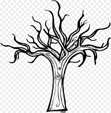 Simply do online coloring for scary tree monster walking around coloring page directly from your gadget, support for ipad, android tab or using this coloring sheet meassure is about 600 pixel x 741 pixel with approximate file size for around 146.93 kilobytes. Black And White Dead Tree Clipart Cliparts And Others Halloween Tree Coloring Page Png Image With Transparent Background Toppng