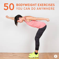 Bodyweight Workout 50 Exercises You Can Do On Your Own