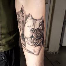 Grimm Tattoo Istanbul On Twitter Realistictattoo Dog Kopek Dovme Pitbull Dogtattoo By Emredizici Grimmtattoo