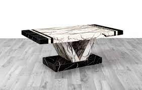 Unless the shipping option is selected, the winner is responsible. 7star Black White Marble Effect Coffee Table Mdf Coffee Table Laminated With Marble Effect It Is Not Real Marble Buy Online In United Arab Emirates At Desertcart Ae Productid 85713877