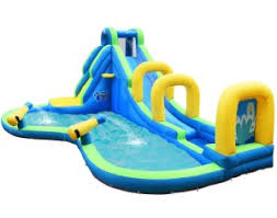 With a pump, some can. Above Ground Pool Slide Inflatable Children S Toys Kiddie Pools