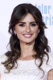 Gather all of your hair at the nape of your neck, slightly toward one ear. Penelope Cruz Hair Stylebistro