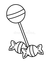 Lolly Pop And Candies Black And White Stock Vector Illustration Of Confectionery Lolly 149111411 #cartoons & comics #mlp #rarity #sweetie belle. lolly pop and candies black and white