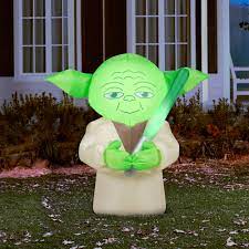 Gemmy Airblown Inflatable 4 5 X 4 5 Star Wars Yoda Walmart Com