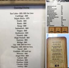 Shop and studio is located in manilas, new big casino area. Piercing Price List Bareknuckle Tattoo Barber Shop Facebook